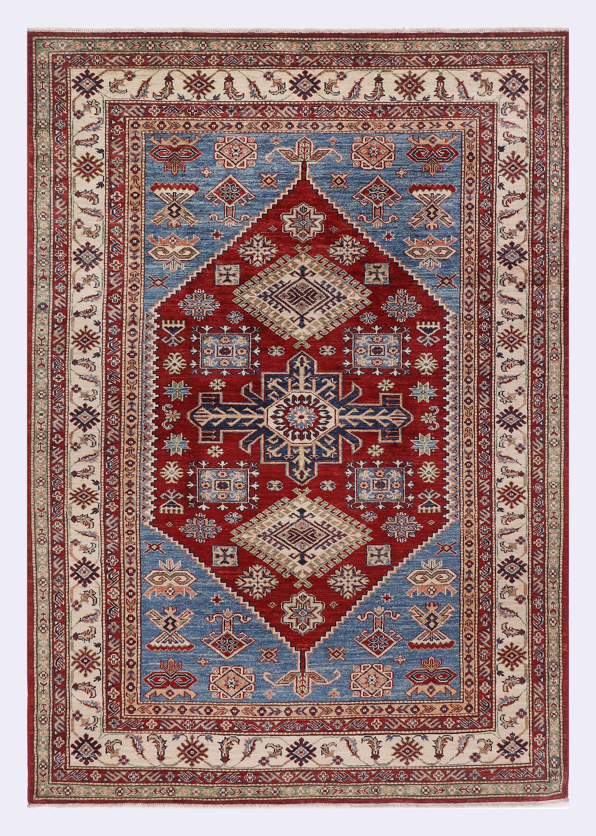 Tapis Super Kazak rouge 244 x 169 cm