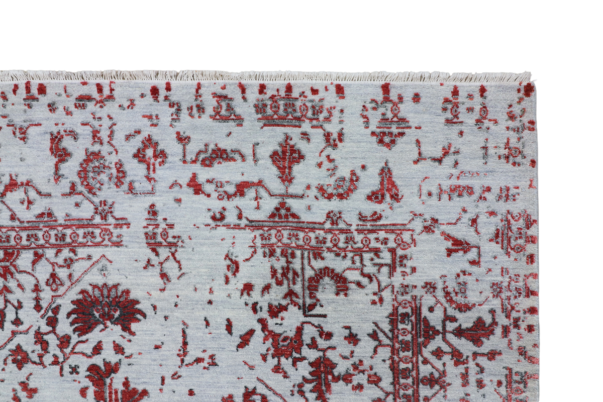 3628 Ruby Silver Mist Rug - 305x201 cm