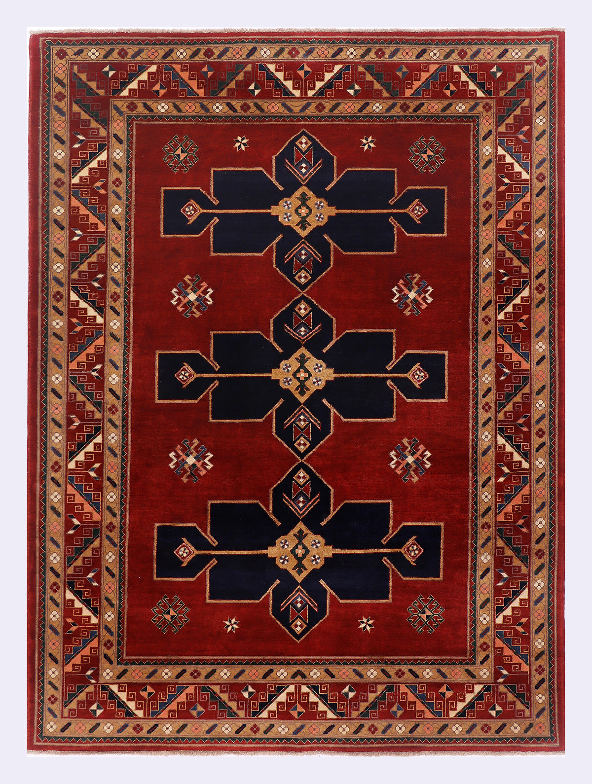 Tapis rouge Yarmouth Ziegler 239x176 cm
