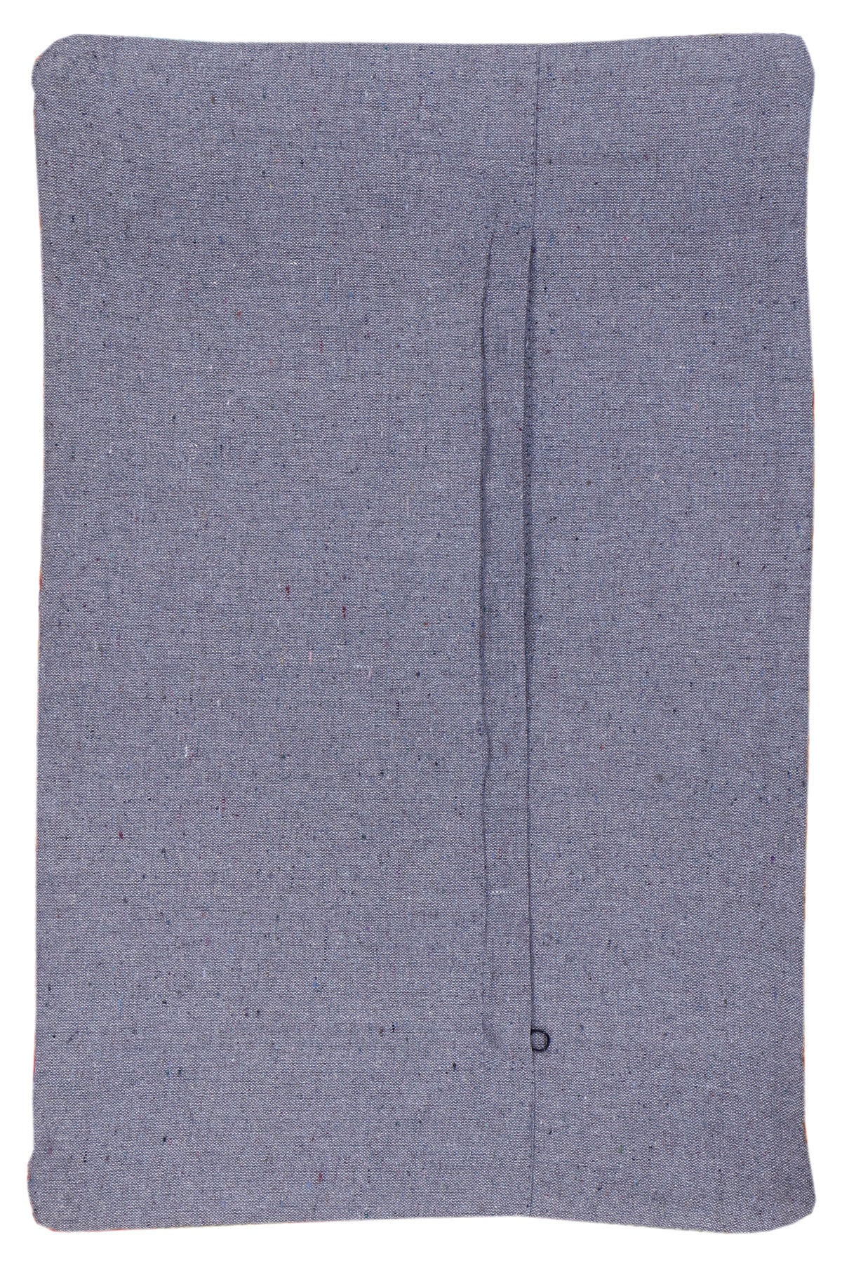 Kilim cushion cover 35x55 cm solid gray-purple back with central seam