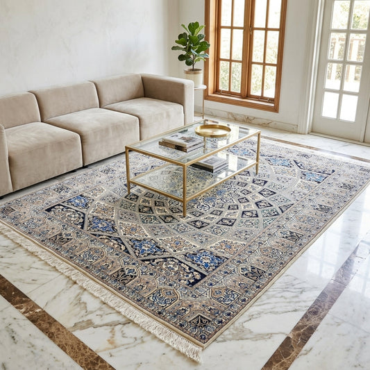Beiger Nain-Teppich 6L – 258x158 cm
