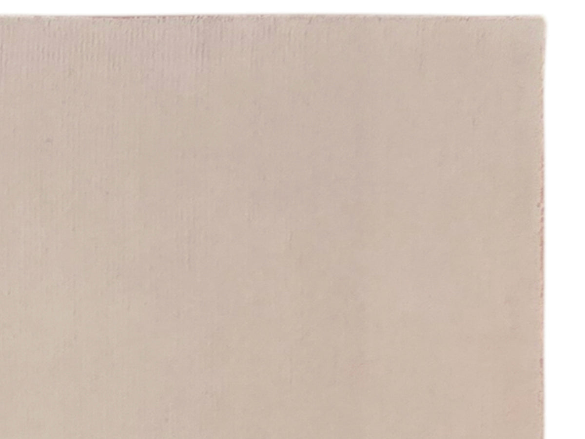 Light beige rug surface close-up showing fine, subtle woven texture and nap.