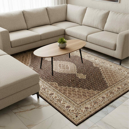 Tabriz mahi Rug - 303x197 cm