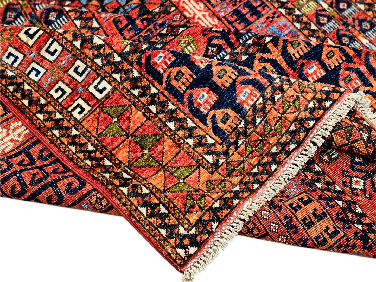 Turkmen Ersari Rug - 241x172 cm