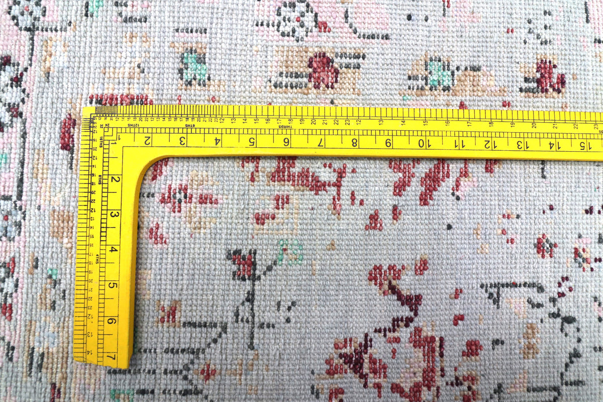 2025 Mint Ruby Blossom Oushak Rug - 235x166 cm