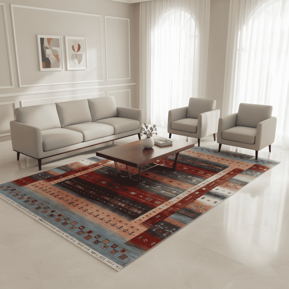 Afghan Gabbeh Rug - 251x172 cm