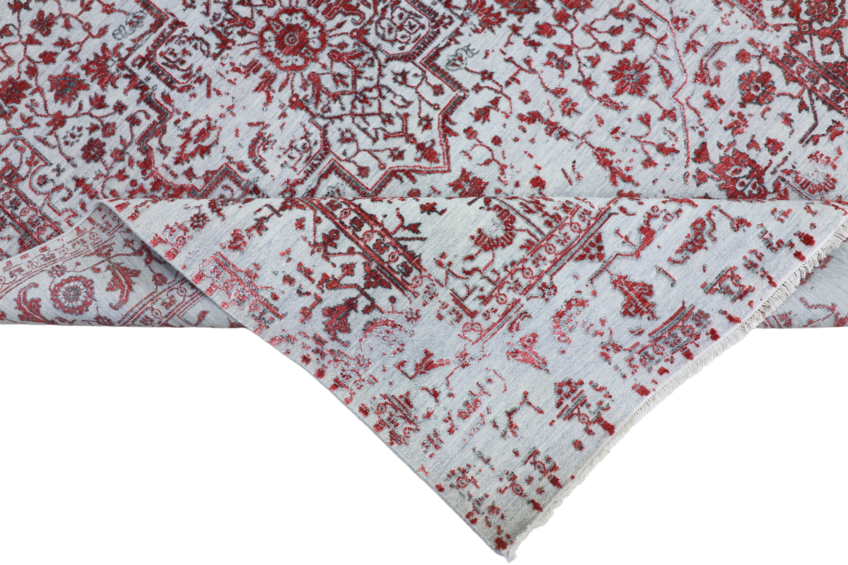 3628 Ruby Silver Mist Rug - 305x201 cm