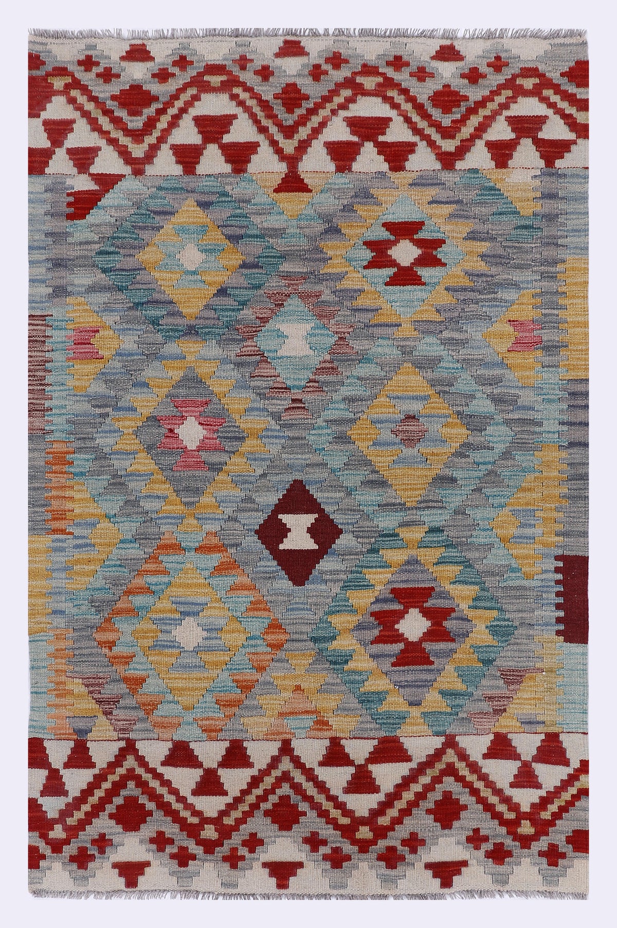 Desert Harmony Grey Kilim 157x101 cm