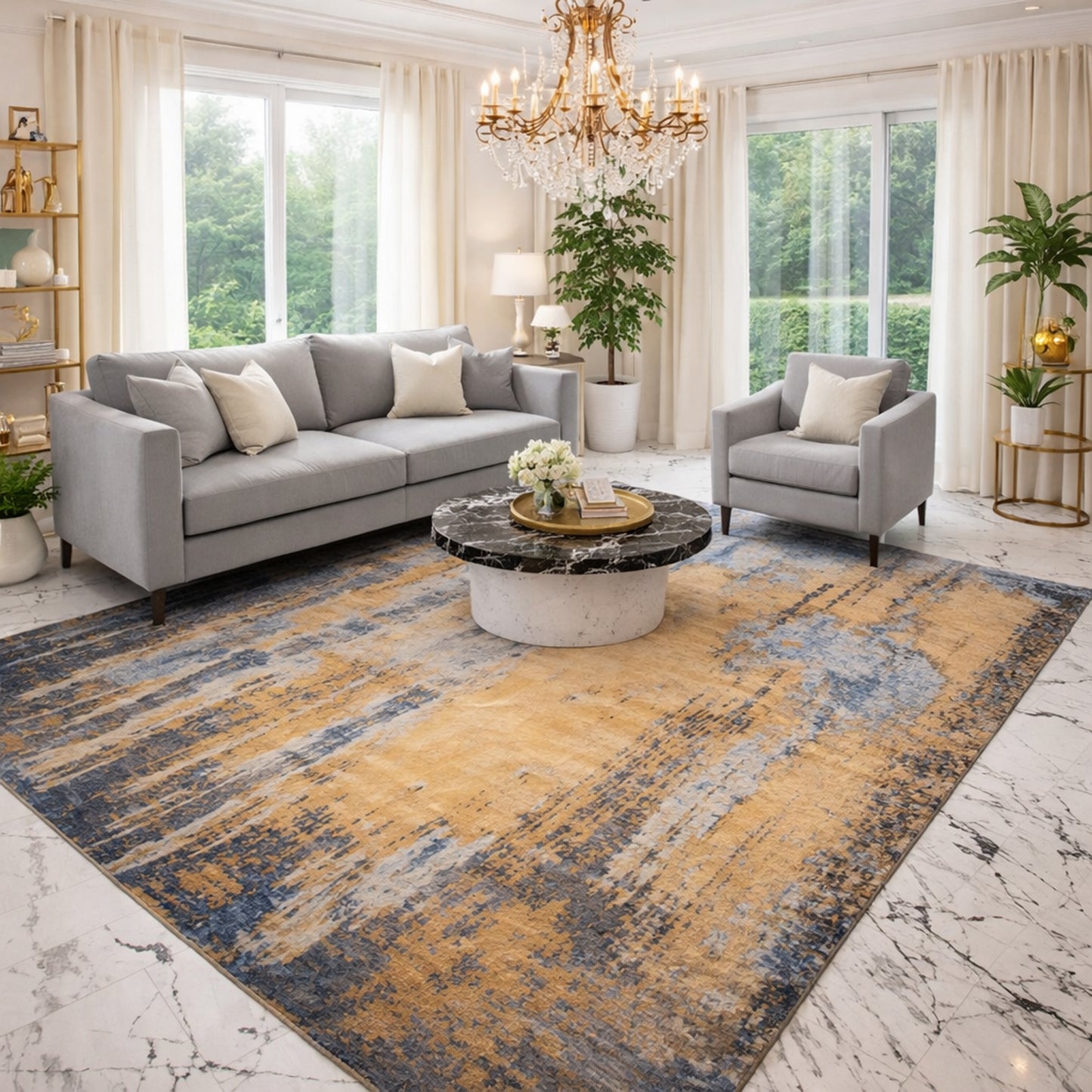 Moderne Tibetan Rug -366x276 cm