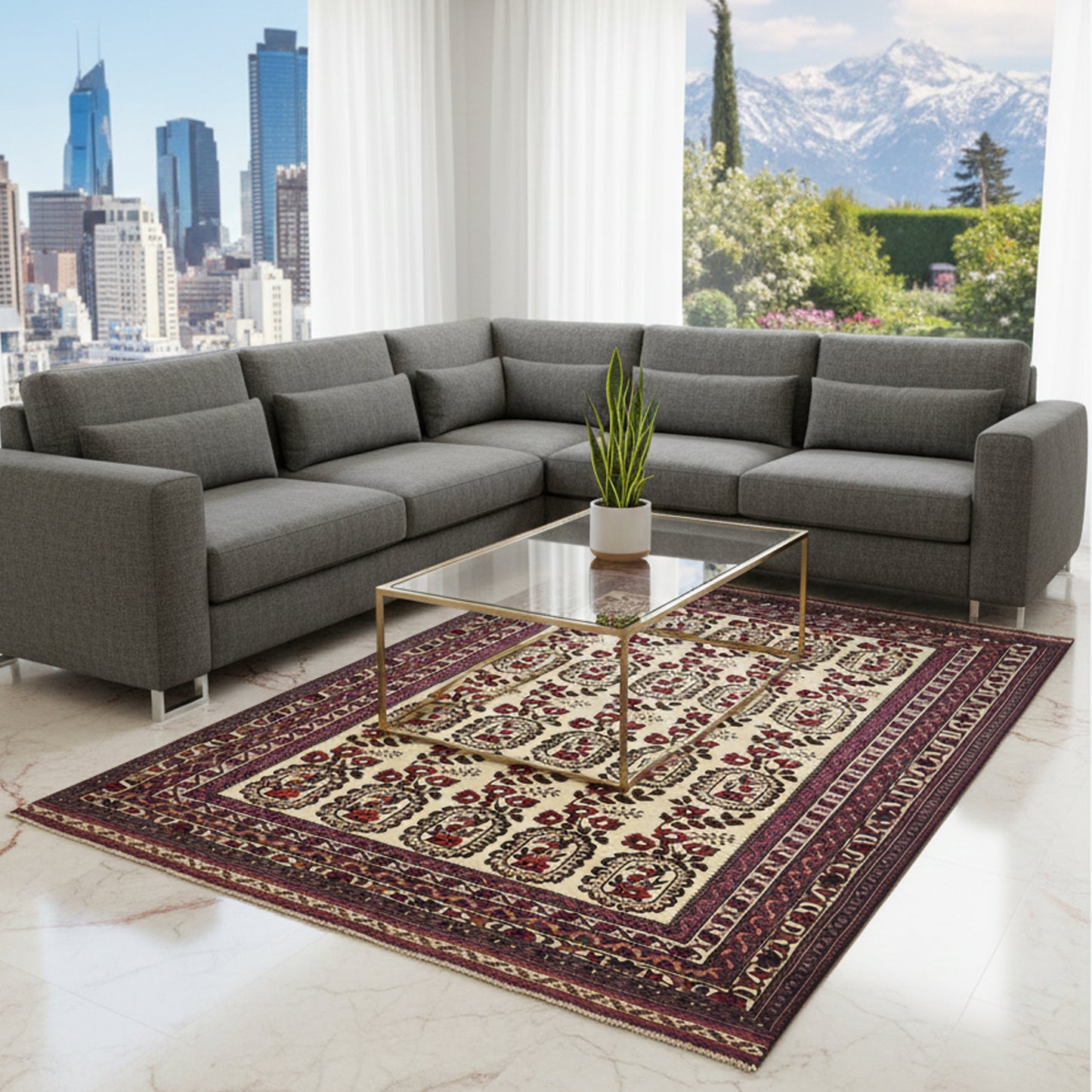 Soumak  Rug - 265x192 cm
