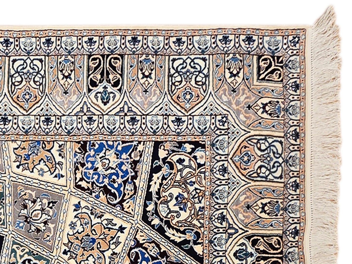 Beige Nain 6L Tapijten - 258x158 cm