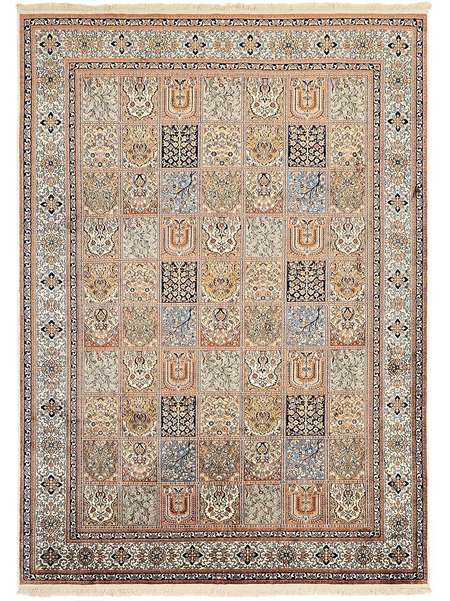 Kaschmir Seidenteppiche - 306x217cm