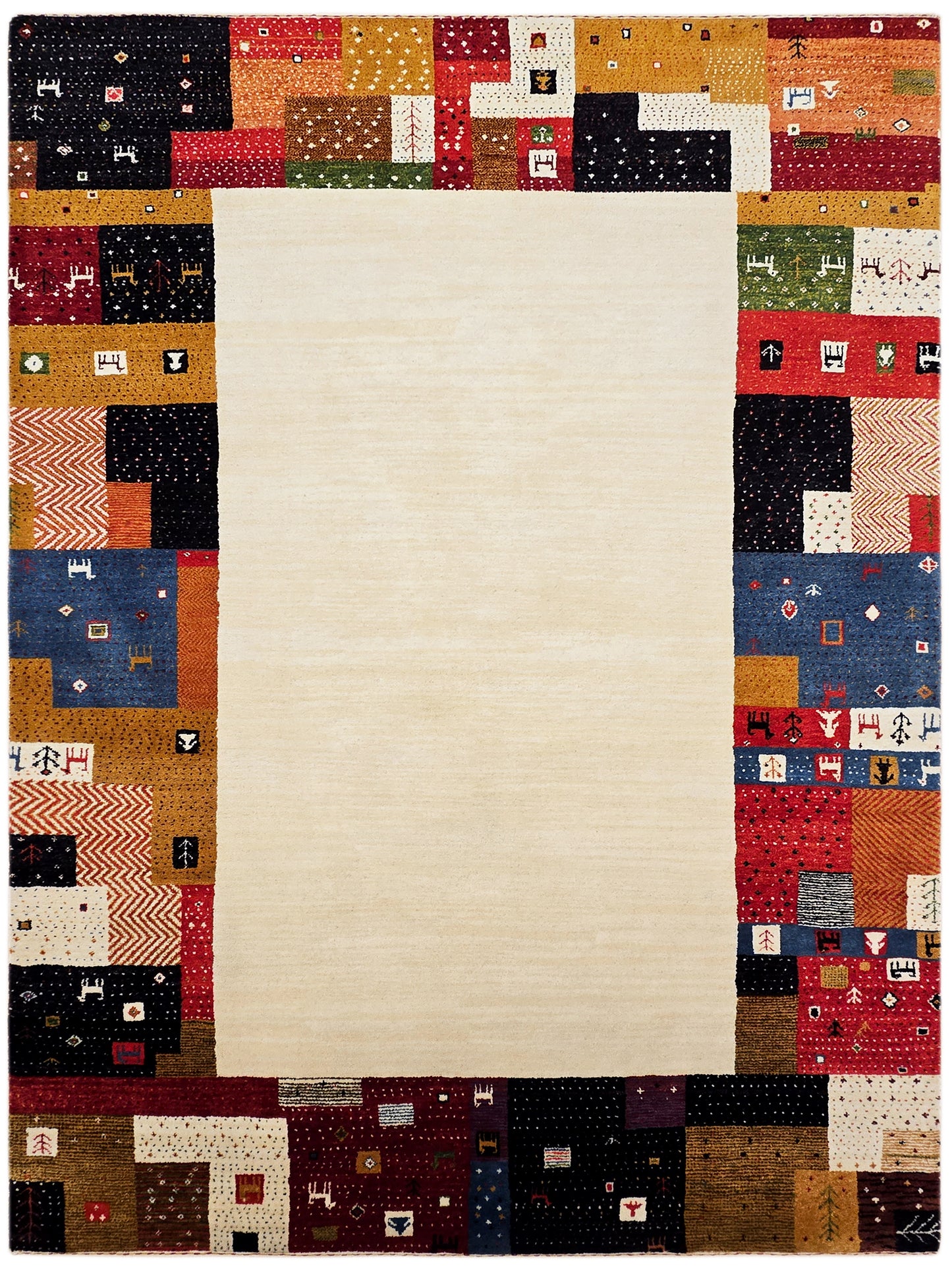 Beige Loribaft Rug - 247x168 cm
