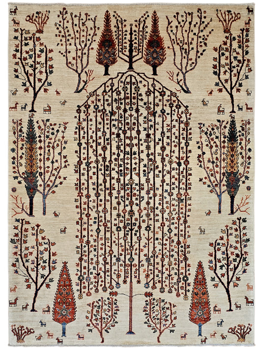 Lebensbaum Design Teppich - 231x173 cm