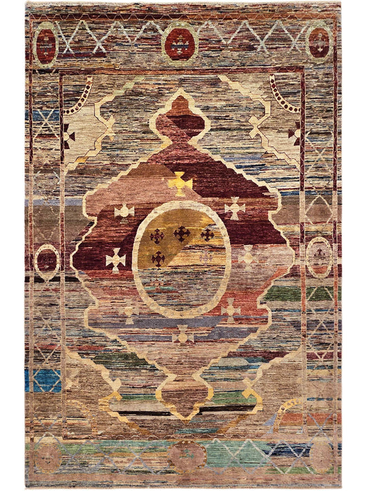 Ziegler Art-déco-Teppiche – 294 x 200 cm