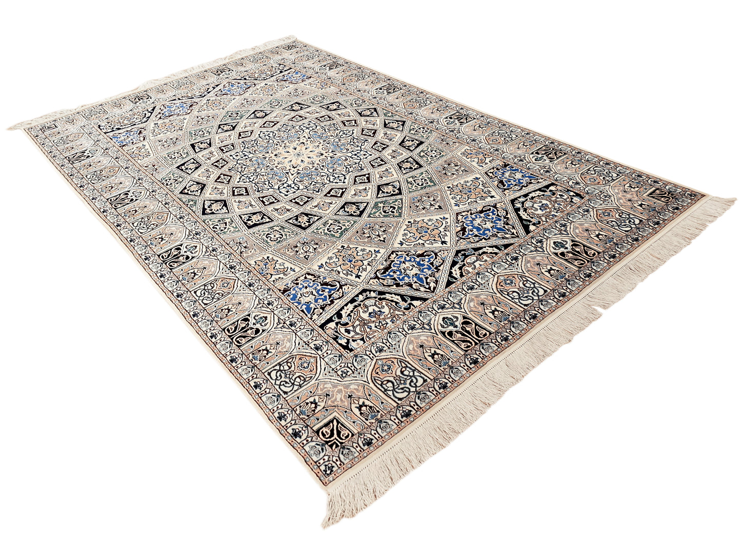 Beige Nain 6L Tapijten - 258x158 cm