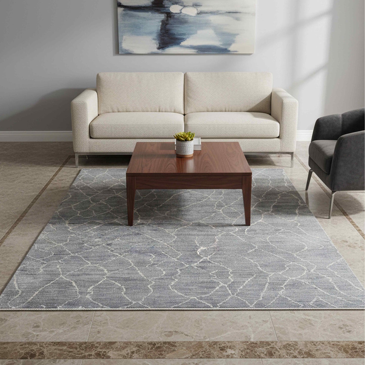 Moderne Teppiche im Crackle-Design – 270x180cm