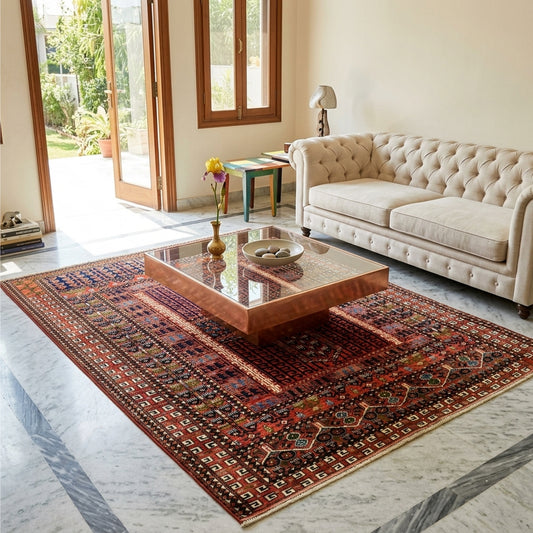 Turkmen Ersari Vloerkleed - 241x172 cm