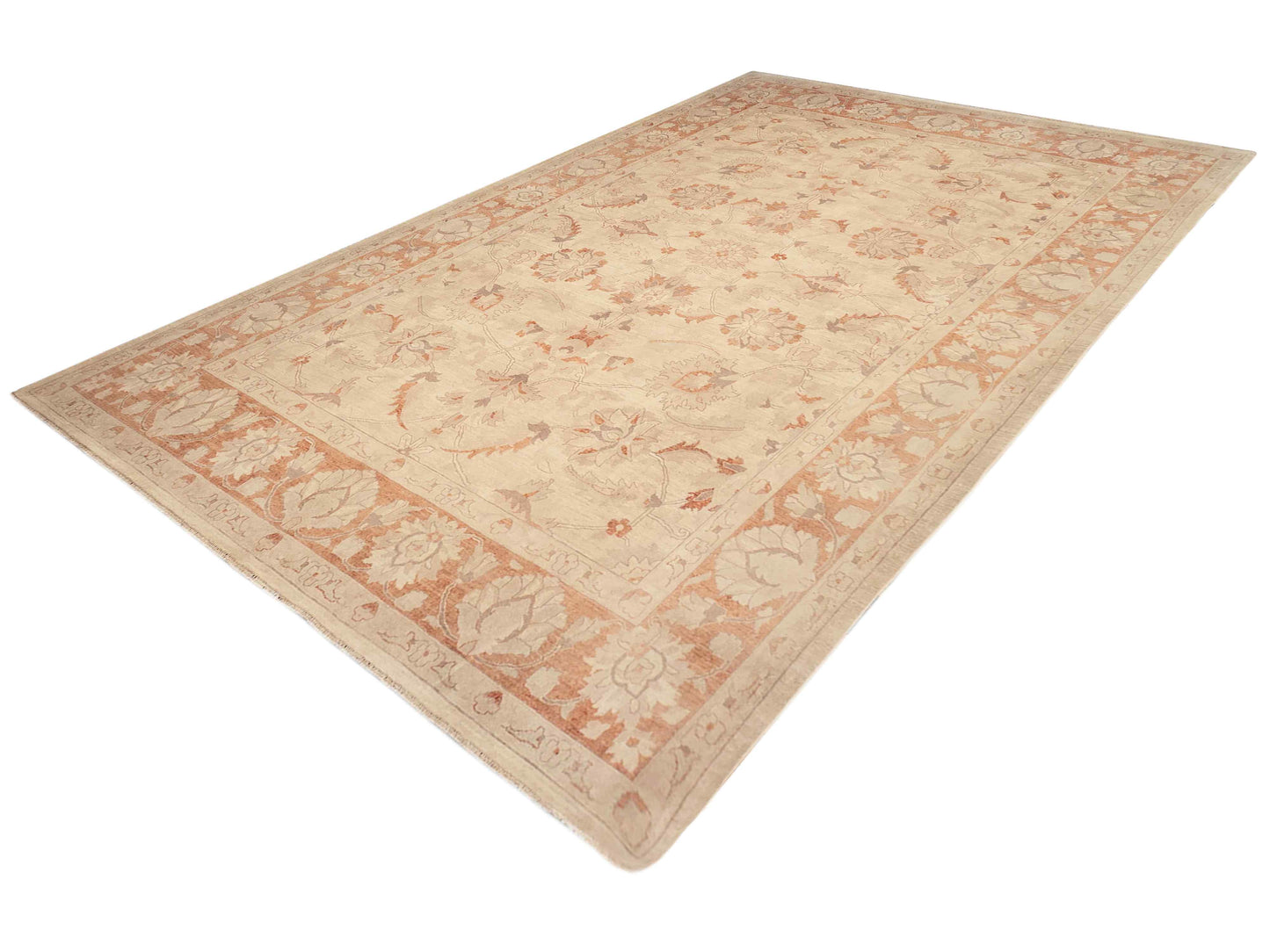 Beige Ziegler Teppich - 414x311 cm