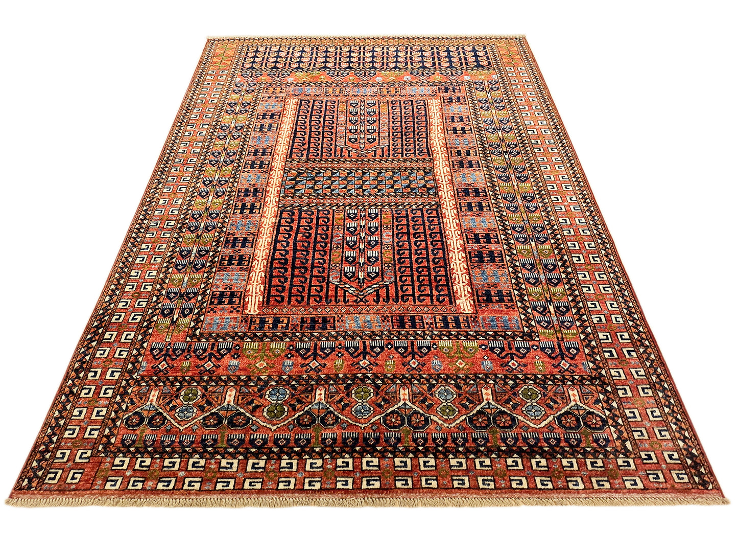 Turkmen Ersari Rug - 241x172 cm