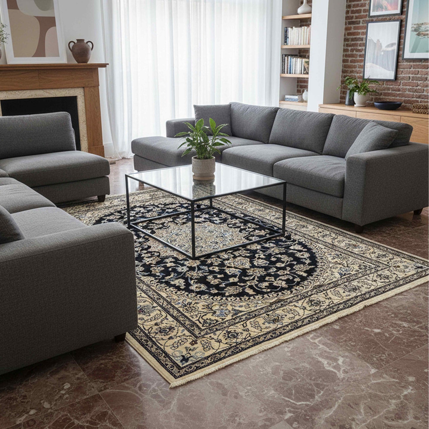 Nain Rug - 307x198 cm