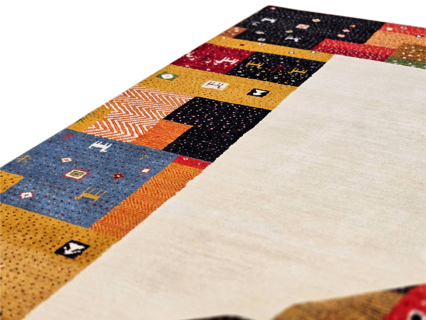 Beige Loribaft Rug - 247x168 cm