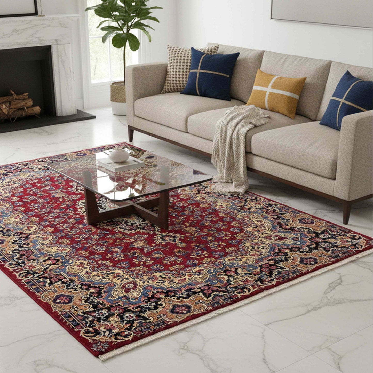sabzewar perzieche Rug - 300x200 cm