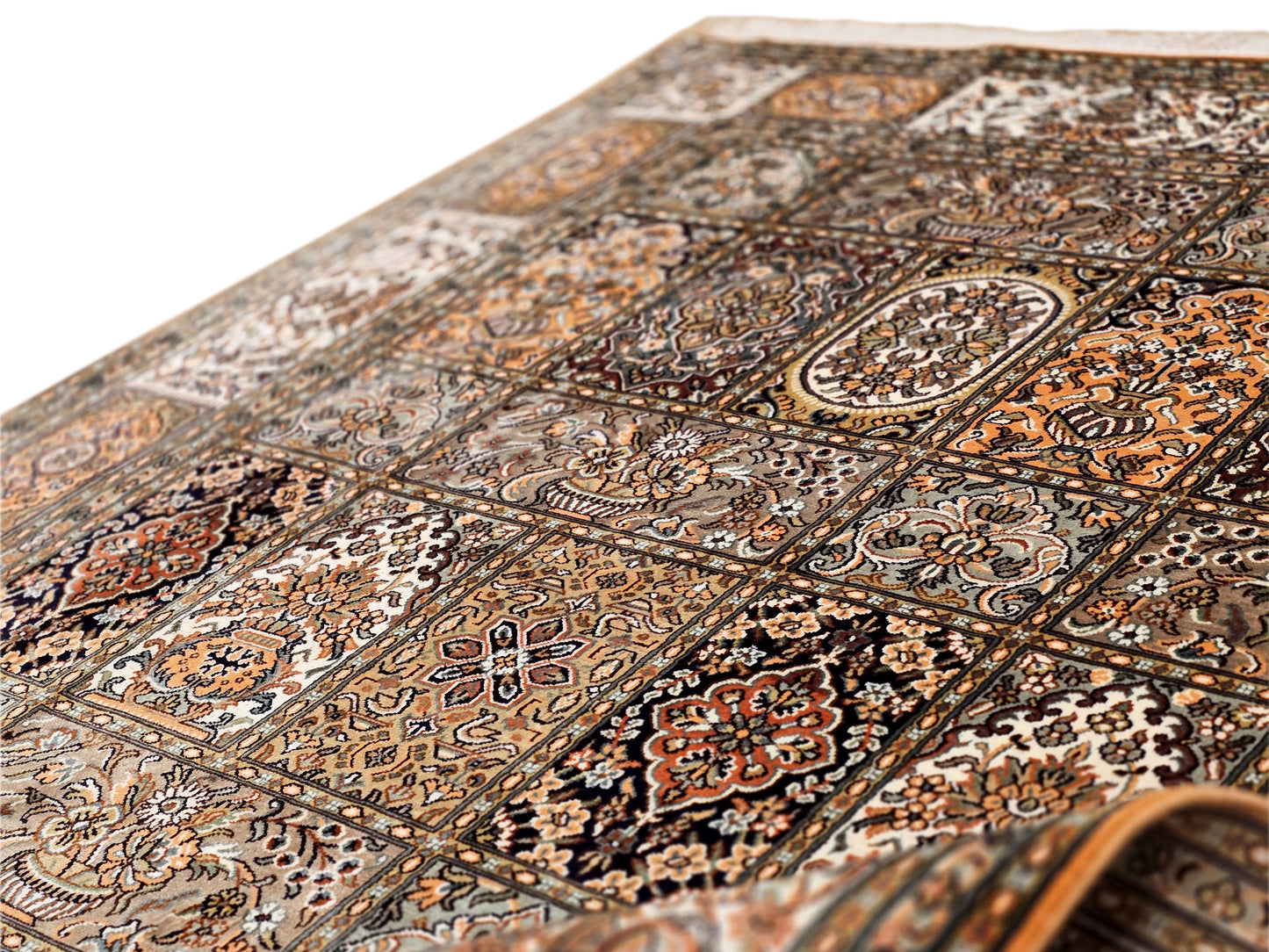 Khashmir zijde Rug - 247x172 cm