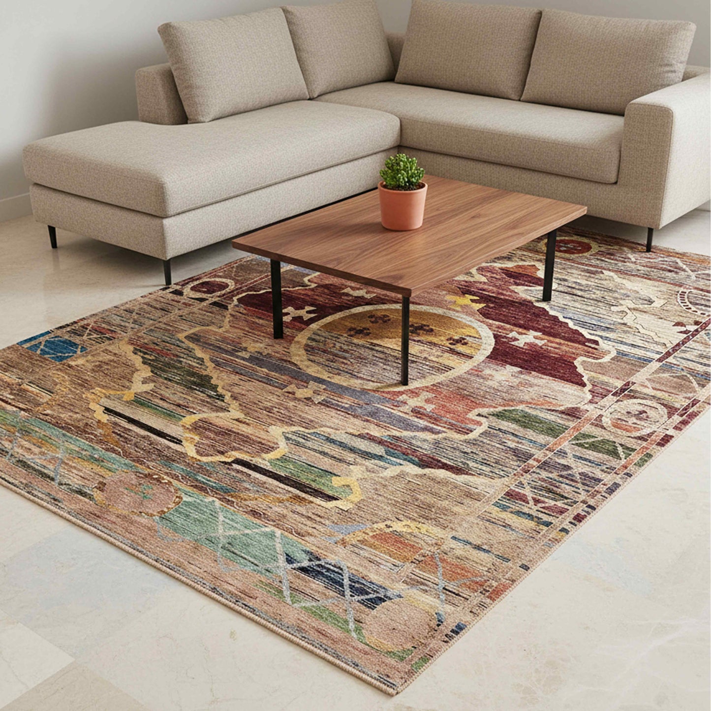 Ziegler Art-déco-Teppiche – 294 x 200 cm