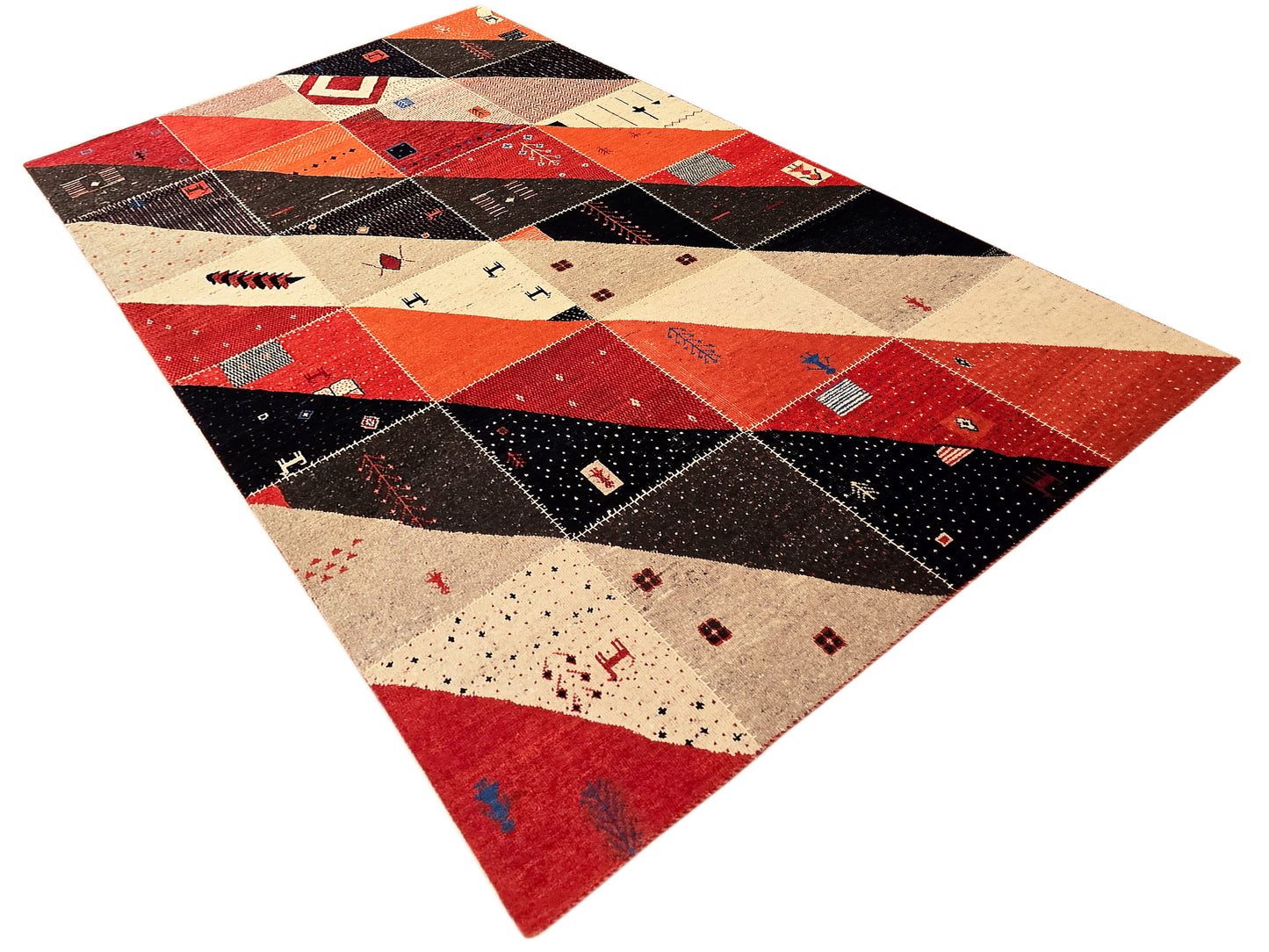 Patchwork Persian Rug - 240x161 cm