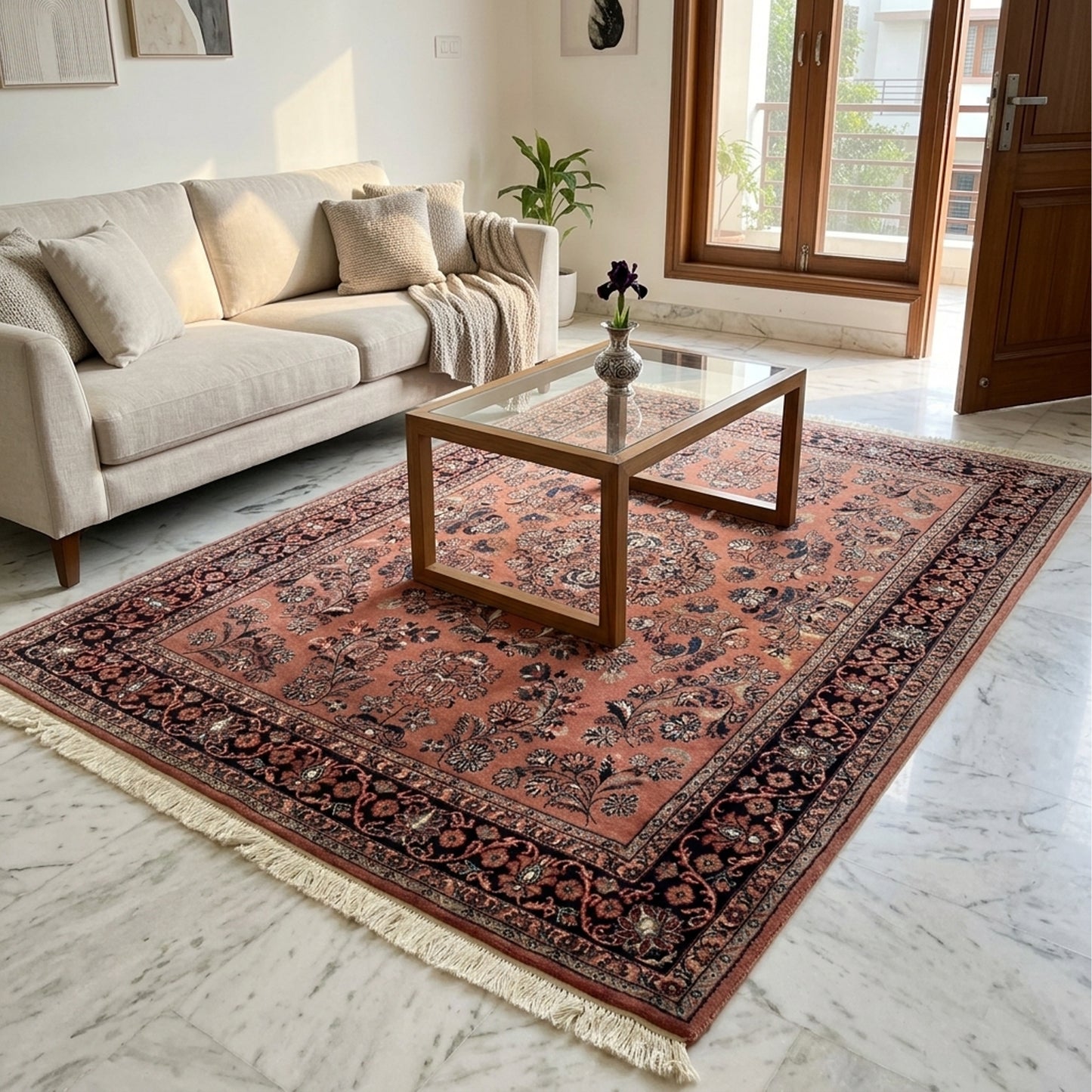 Saruk uit Rugs - 242x196 cm