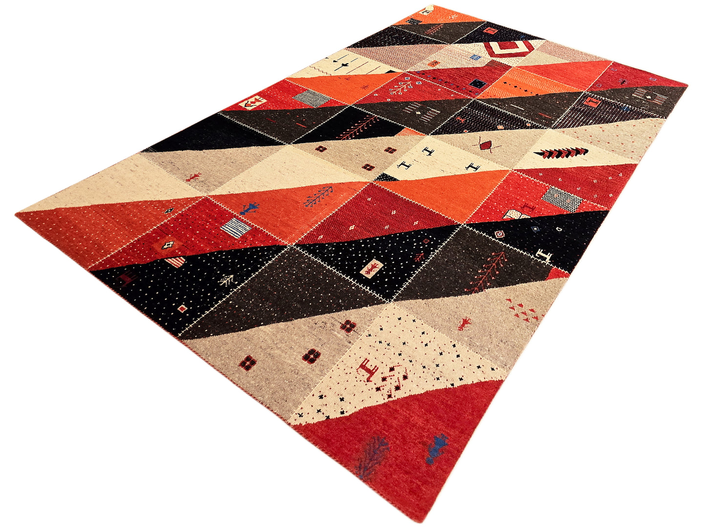 Patchwork Persian Rug - 240x161 cm