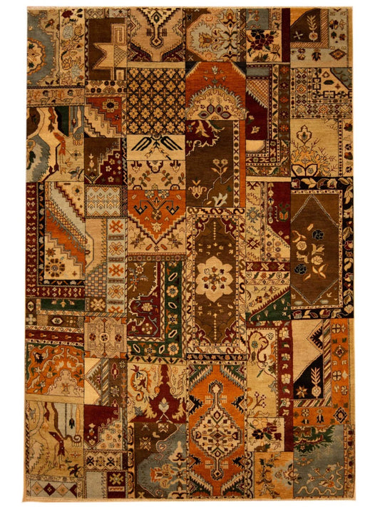 Patchwork-Teppich – 293x200 cm