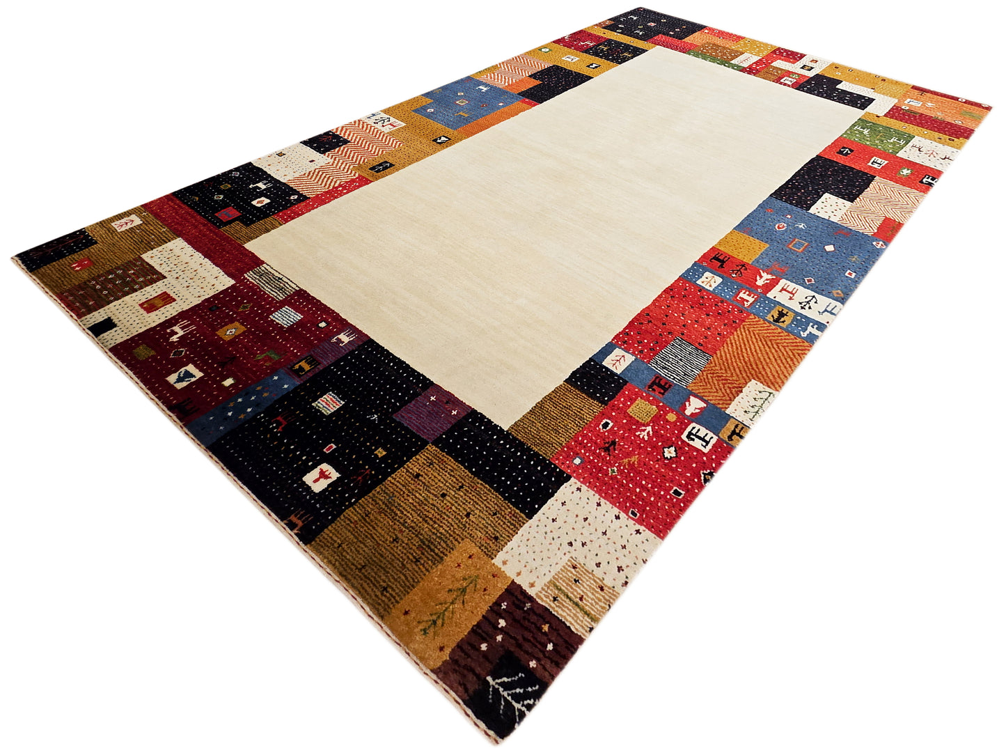 Beige Loribaft Rug - 247x168 cm