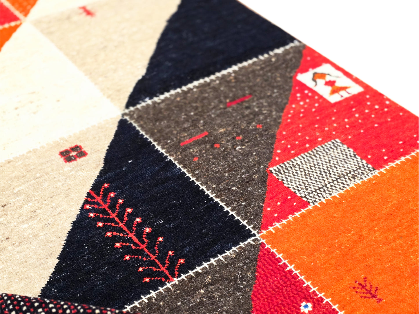 Patchwork Persian Rug - 240x161 cm