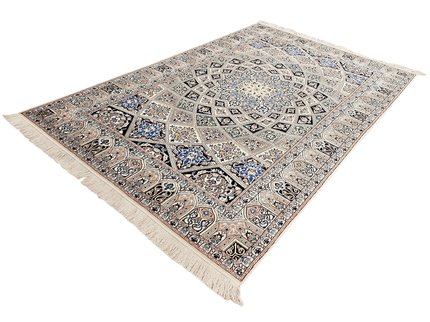 Beige Nain 6L Tapijten - 258x158 cm