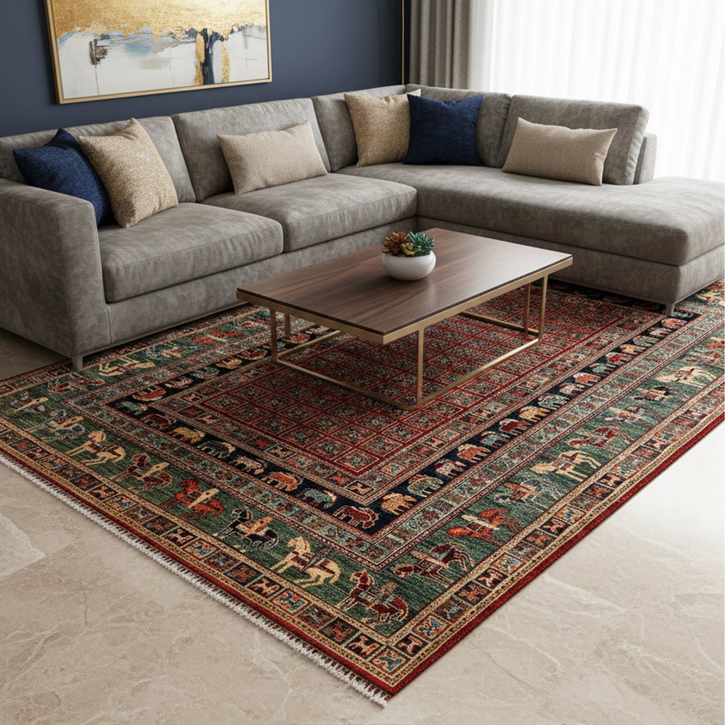 Pazyryk Rug - 295x196 cm