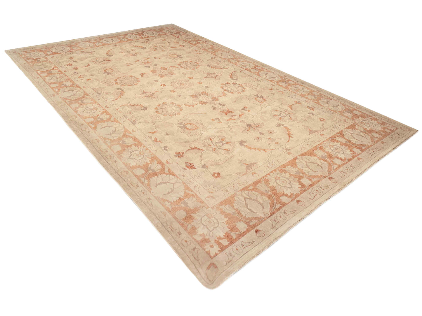 Beige Ziegler Teppich - 414x311 cm