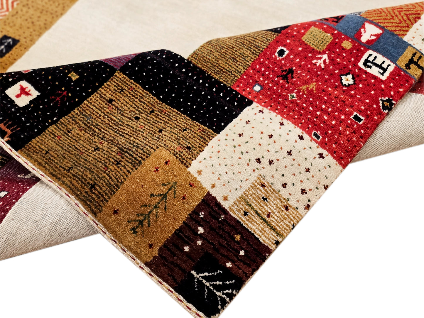 Beige Loribaft Rug - 247x168 cm